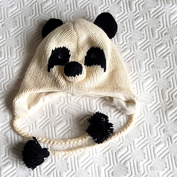 Accessories - Knitted Panda Wool Hat